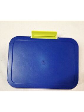 Bentgo Kids Leak-Proof Lunch Box With 5 Compartments Blue & Lime Green Design